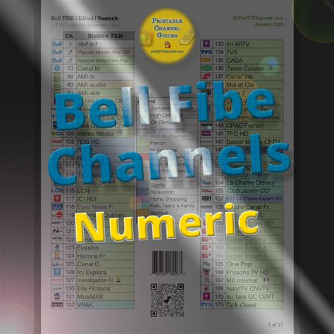 bell fibe channel list 2022.